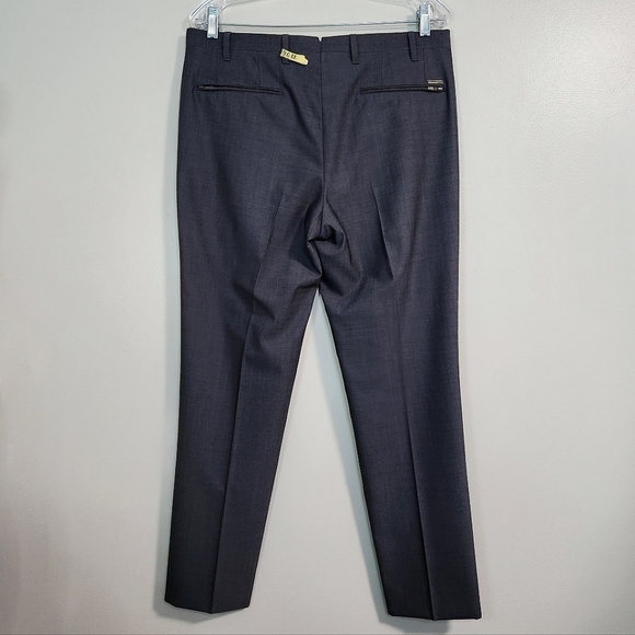 Corneliani Mens Grey Tailored Wool Trousers, Size 48 (IT)/32 (US) ~ EUC - Picture 3 of 15